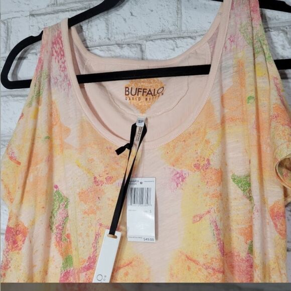NWT Buffalo David Britton Cold Shoulder Asymmetrical Tee - Picture 7 of 13